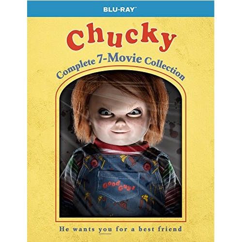 史低价！ Chucky 鬼娃系列 全集， Blu-ray格式，1~7集，原价$37.08，现仅售$19.99