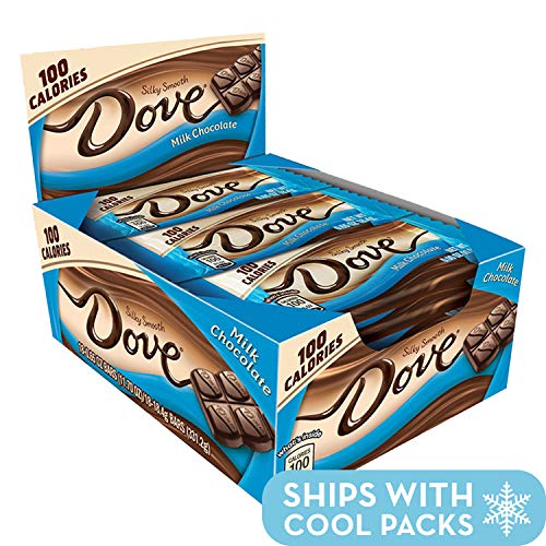 DOVE 香滑 牛奶 巧克力，0.65 oz/块，共18块，现仅售$9.50，免运费！