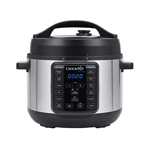 Crock-Pot 4-Quart Multi-Use MINI Express Crock Programmable Slow Cooker and Pressure Cooker with Manual Pressure, Boil & Simmer, Stainless Steel, Only $35.00, free shipping
