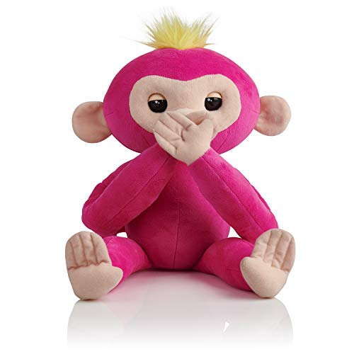Fingerlings HUGS - Bella (Pink) - Advanced Interactive Plush Baby Monkey Pet - by WowWee, Only $9.49, You Save $20.50(68%)
