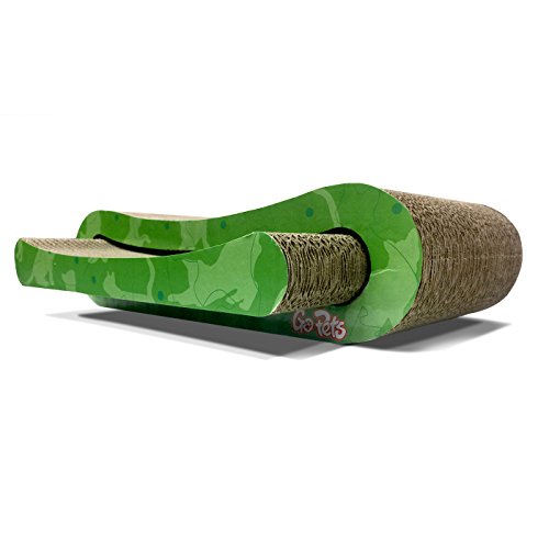 GoPets Premium Cat Scratcher, Infinity Lounge Corrugated Cardboard is Reversible with Additional Insert Lasts 4X Longer,, Only$17.10
