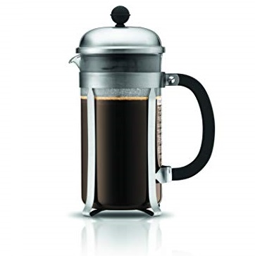 BODUM 1928-57 Chambord 8-Cup Coffee Maker, 34-Ounce, Matte Chrome, 34 Oz,, Only $26.24