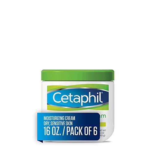 Cetaphil Moisturizing Cream for Very Dry/Sensitive Skin, Fragrance Free, 16 Ounce, Pack of 6, Only$43.97 $43.97