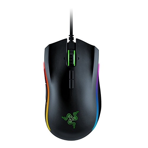 Razer Mamba Elite Wired Gaming Mouse: 16,000 DPI Optical Sensor - Chroma RGB Lighting - 9 Programmable Buttons - Mechanical Switches, Only $49.99