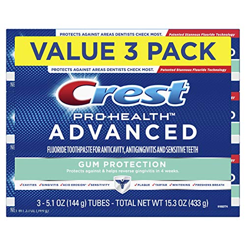 Crest Pro-Health Advanced Gum Protection Toothpaste, 5.1 Ounce, 3 Count, Only $8.97