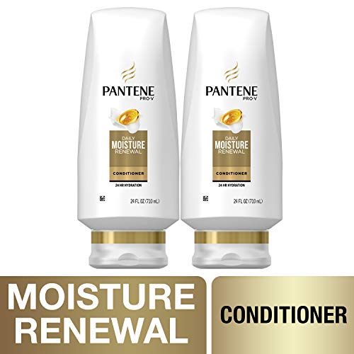 Pantene, Sulfate Free Conditioner, Pro-V Daily Moisture Renewal for Dry Hair, 24 fl oz, Twin Pack, Only $8.56
