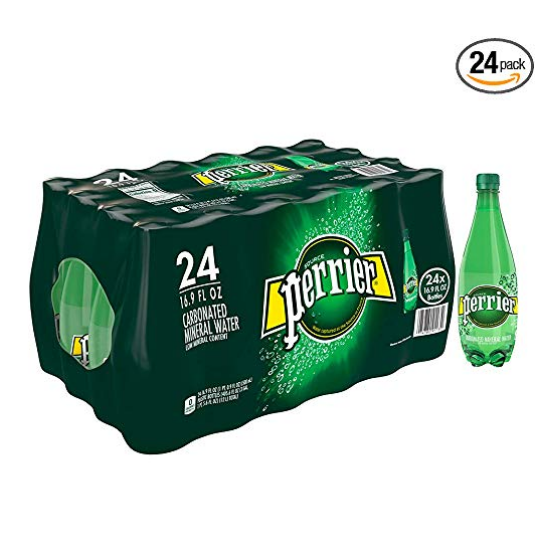Perrier Carbonated Mineral Water, 16.9 Fl Oz (24 Pack) Plastic Bottles, List Price is $17.99, Now Only $13.51