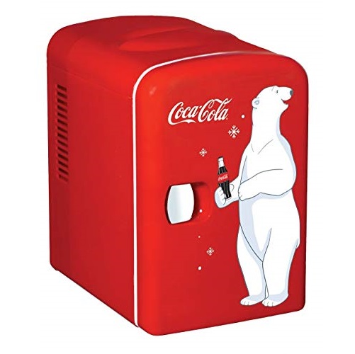 Koolatron KWC-4 可口可樂迷你冰箱，可放六罐飲料，原價$69.95，現僅售$29.00，免運費！