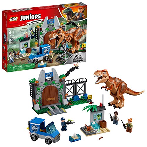 LEGO Juniors/4+ Jurassic World T. rex Breakout 10758 Building Kit (150 Piece) $29.99