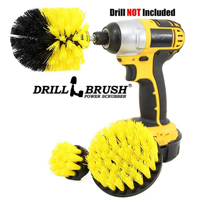 Drillbrush Bathroom Surfaces Tub, Shower, Tile and Grout All Purpose Power Scrubber Cleaning Kit $14.95