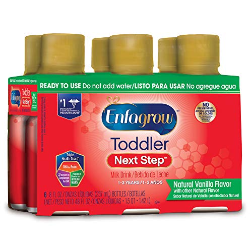 Enfagrow PREMIUM Toddler Next Step, Vanilla Flavor - Ready to Use Liquid, 8 fl oz, (6 count), Only $6.00