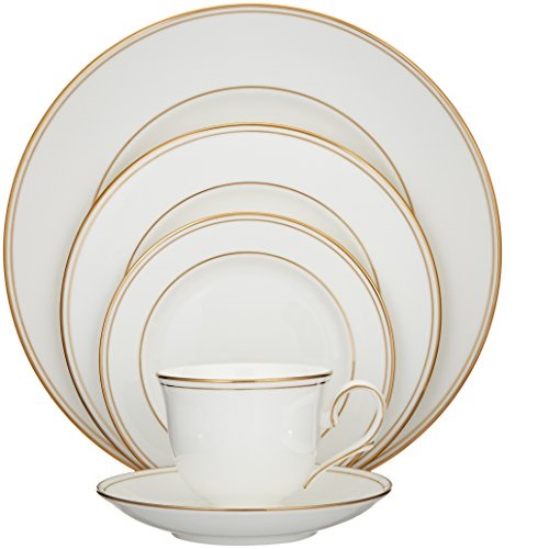 Lenox Federal Gold Bone China 5 Piece Place Setting, White - 100191602, Only $56.99, free shipping