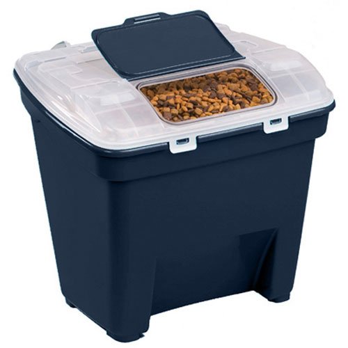 Bergan 宠物粮食储存盒，可装50磅宠物口粮，原价$95.96，现仅售$22.99