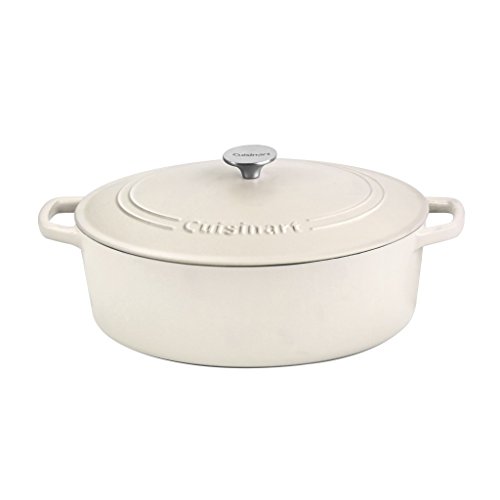 Cuisinart Oval Casserole, Matte Snow White, 7 Qt, Only $69.99, free shipping