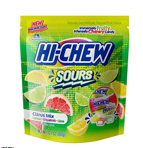 Hi-Chew Sensationally Chewy Japanese Fruit Candy, Sours, 12.7 Ounce only ￥5.49