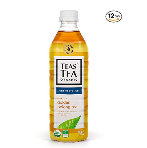 Teas' Tea Unsweetened Golden Oolong Tea 16.9 Ounce (Pack of 12) Organic Zero Calories No Sugars No Artificial Sweeteners Antioxidant Rich High in Vitamin C only $16.11