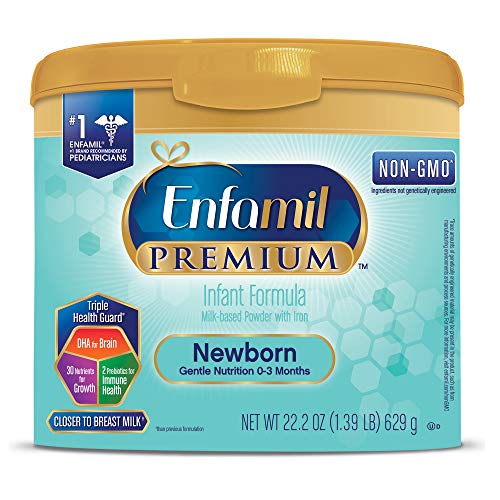 Enfamil PREMIUM Newborn Non-GMO Infant Formula - Reusable Powder Tub, 22.2 oz, Only $13.77