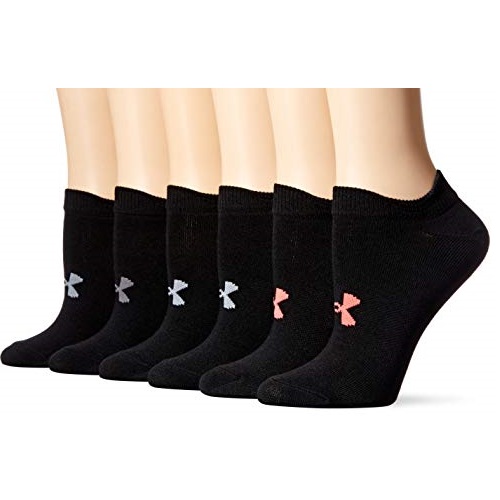 Under Armour Women's Essential 2.0 No Show Socks, 6-Pair, Only $9.99