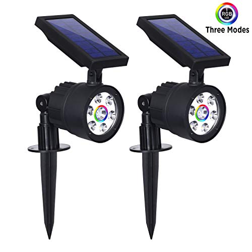 Westinghouse 2-in-1 Waterproof 7 LED Solar Powered Spotlight Wall Light Landscape Light for Patio Yard (200 Lumen, 2 Pack) discounted price only $23.99