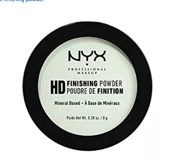 NYX PROFESSIONAL MAKEUP High Definition Finishing Powder, Mint Green, 0.28 Ounce, Only $3.00, You Save $7.00(70%)