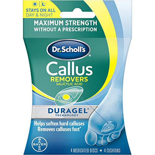 Dr. Scholl's CALLUS Removers with Duragel Technology, 4ct (One Size) // Removes Calluses Fast and Provides All-Day Cushioning Pain Relief (Packaging May Vary), Only $3.62