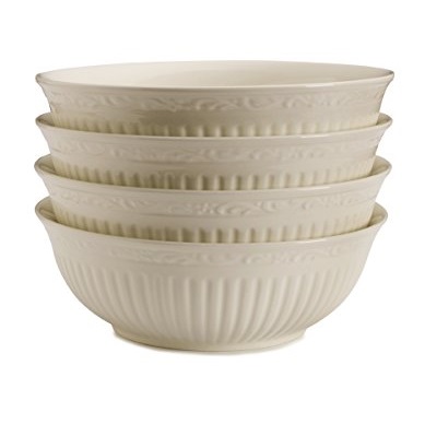 史低价！Mikasa 高档 陶瓷 麦片碗，4个，原价$61.50，现仅售$23.99