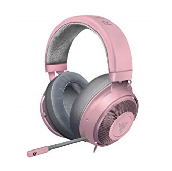 Razer Kraken Gaming Headset 2019 - [Quartz Pink]: Lightweight Aluminum Frame - Retractable Noise Cancelling Mic - for PC, Xbox, PS4, Nintendo Switch, Only $63.99, free shipping