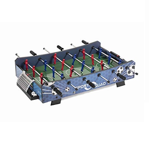 Sport Squad FX40 40 inch Table Top Foosball Table for Adults and Kids - Compact Mini Tabletop Soccer Game - Incl. 2 Foosball Balls, Only $48.95,