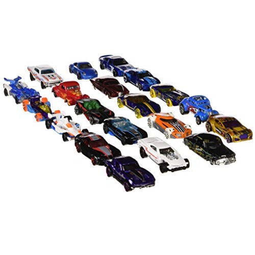 史低價！Hot Wheels 金屬材質小汽車模型玩具，20個套裝，原價$21.99，現僅售$12.99