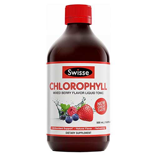 Swisse Ultiboost Chlorophyll Liquid Supplement, Mixed Berry | Natural Source of Antioxidant, Healthy Detox | 1 Bottle, 16.9 fl. oz., Only $9.35