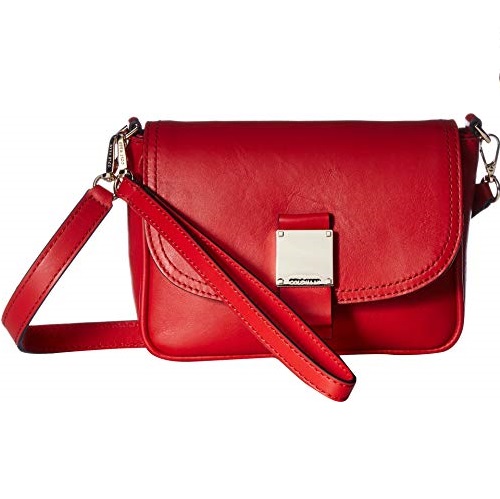 Cole Haan Women's Tali Leather Convertible Crossbody, barbados cherry, Only $50.99, free shipping