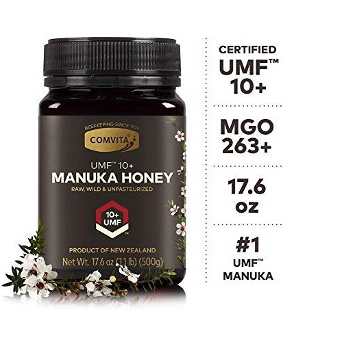 Comvita Certified UMF 10+ (MGO 263+) Raw Manuka Honey I New Zealand's #1 Manuka Brand I Authentic, Wild, Unpasteurized, Non-GMO Superfood I Premium Grade I 17.6 oz, Only $39.09, free shipping