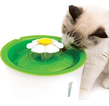 Catit Flower Fountain: 3L Cat Water Fountain with Triple-Action Filter only $16.90