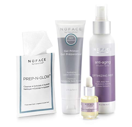 PRIME ONLY :  NuFACE Keep Glowing Collection Skincare Kit for $37.8.