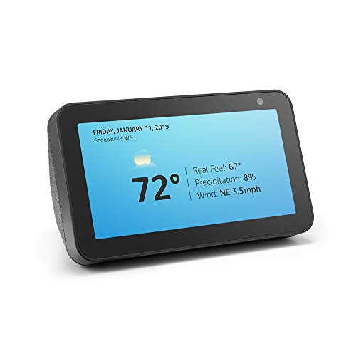 Echo Show 5 - Compact smart display with Alexa - Charcoal x 2, Only $29.99 after applying coupon code