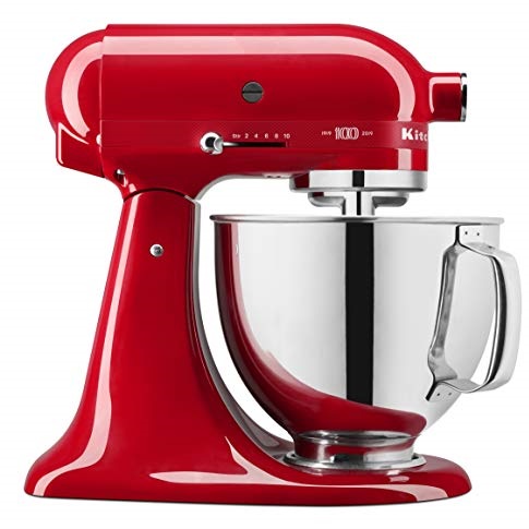 KitchenAid KSM180QHSD 100 Year Limited Edition Queen of Hearts Stand Mixer, Passion Red, Only $279.99