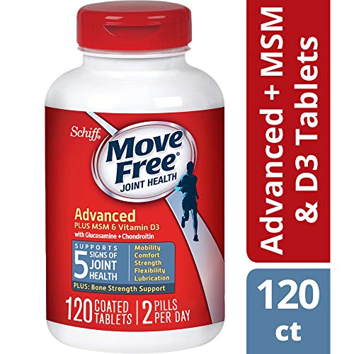 Glucosamine and Chondroitin Plus MSM & D3 Advanced Joint Health Supplement Tablets, Only $18.89