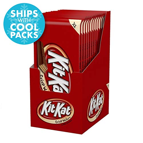 KIT KAT Chocolate Candy Bar, Extra Large (4.5 Ounce) Bar (Pack of 12), Only $16.80