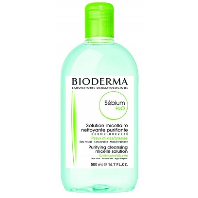 Bioderma Sebium H2O Micellar Water, Cleansing and Make-Up Removing Solution., 16.9 fl oz., only $9.99