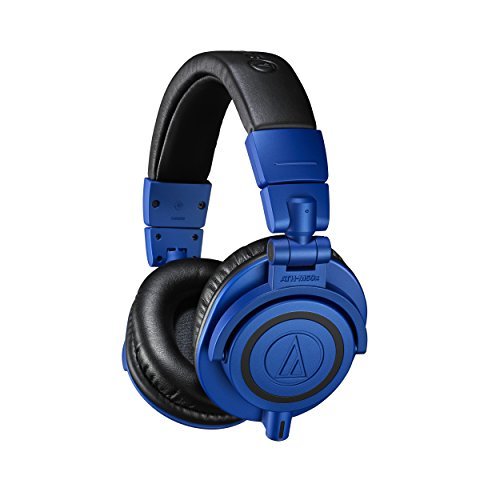 史低價！僅限Prime會員！Audio-Technica鐵三角M50x監聽級耳機，寶石藍限量版 $99.00 免運費