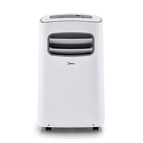 MIDEA MPF12CR81-E Portable Air Conditioner 12000 BTU Easycool AC (Cooling, Dehumidifier and Fan Functions) for Rooms up to 300 Sq, ft. with Remote Control, 12,000, White, Only $369.00,