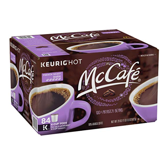 MCCAFE 法式烘焙膠囊咖啡 84個裝 美亞精選，原價$35.99, 現僅售$26.60