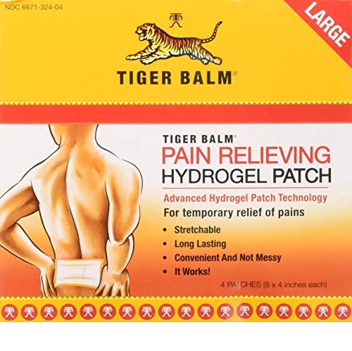 Tiger Balm泰国虎标万金油止痛贴，缓解疼痛， 4贴/盒，共6盒，现仅售$33.52 ，免运费！