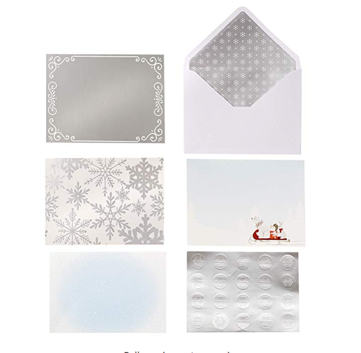 Martha Stewart 30068355 Paper Snow Card Kit, Multicolor only $2.64