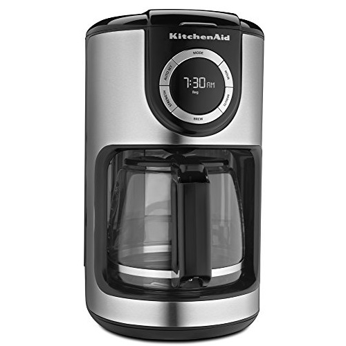 KitchenAid KCM1202OB 12-Cup Glass Carafe Coffee Maker - Onyx Black, Only $39.81, freeshipping
