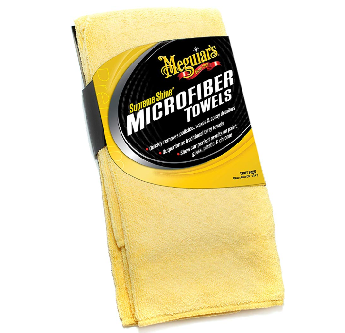 Meguiar's X2020 Supreme Shine Microfiber Towels, Pack of 3 only $4.90