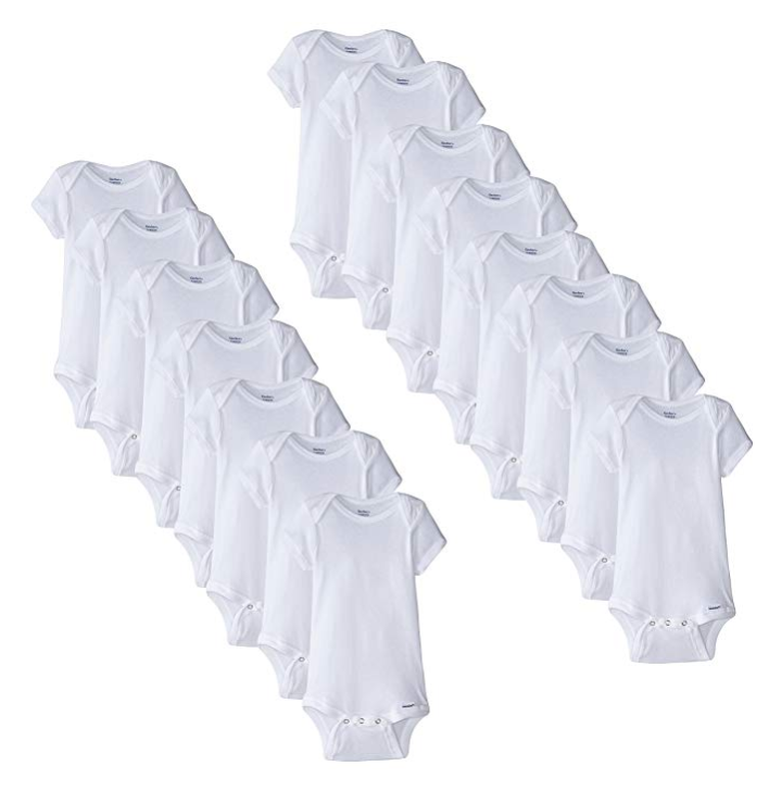 Gerber 婴儿包臀衫15件套装，三个尺码各5件，原价$38.99, 现价$20.99