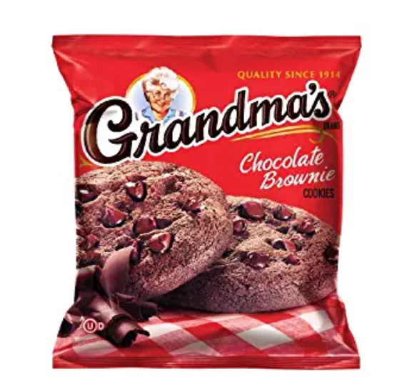 Grandma's Chocolate Brownie Cookies, 2.5 Ounce (Pack of 60)  only $15.89