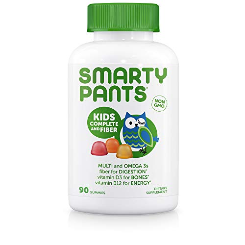 Smartypants儿童全谱维生素+纤维素+Omega 3软糖，90粒，现仅售$13.31