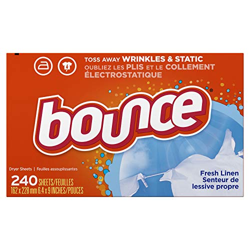 Bounce Fresh Linen Scented Fabric Softener Dryer Sheets, 240 Count, Only $5.94